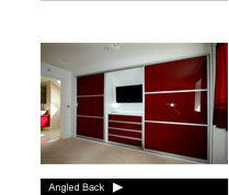 <empty>red angled wardrobe